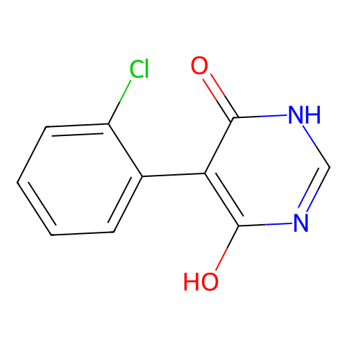 5-(2-Chlorophenyl)-4,6-pyrimidinediol structure
