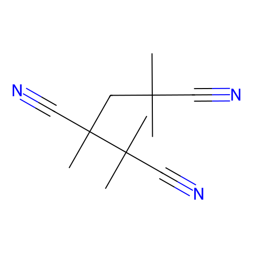 2,3,5-Trimethyl-2,3,5-hexanetricarbonitrile structure