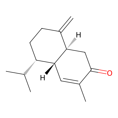 Cadina-4,10(15)-dien-3-one structure
