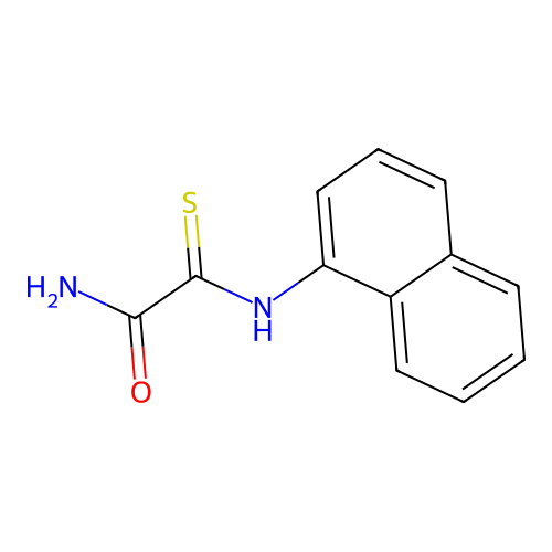 1-((Carbamoylthiocarbonyl)amino)naphthalene structure