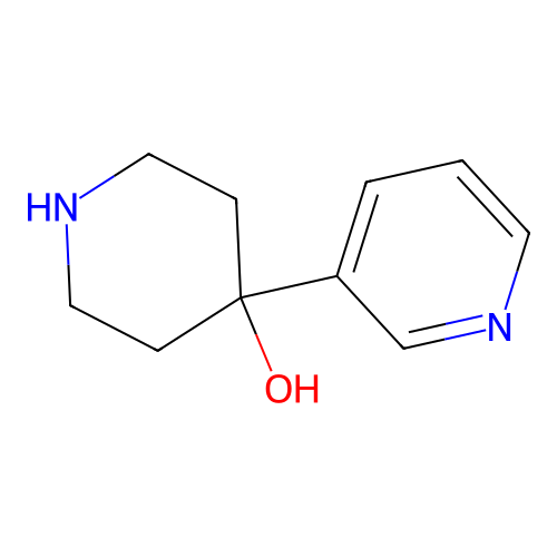 4-(Pyridin-3-yl)piperidin-4-ol structure