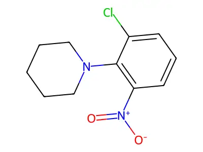 1-(2-Chloro-6-nitrophenyl)piperidine structure