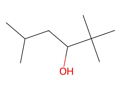 2,2,5-Trimethylhexan-3-ol structure