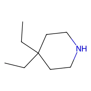 4,4-Diethylpiperidine structure
