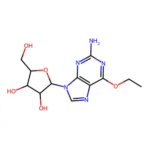 Guanosine, 6-O-ethyl- structure