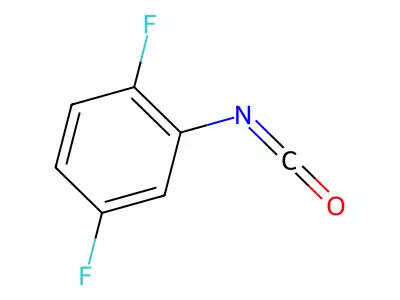 1,4-Difluoro-2-isocyanatobenzene structure