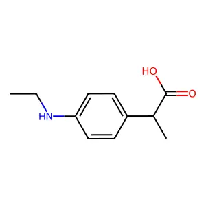 N-(4-(2-chloroethylmethylamino)-2-butynyl)-2-pyrrolidone structure
