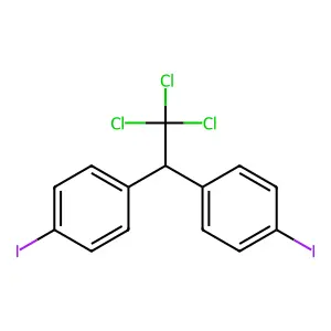 1,1'-(2,2,2-Trichloroethylidene)bis(4-iodobenzene) structure