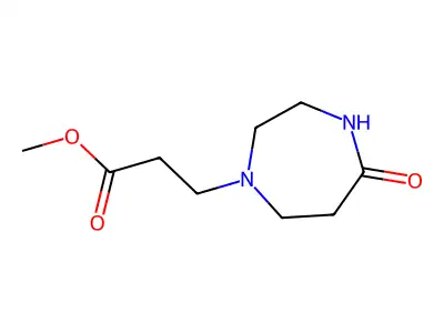 Methyl 3-(5-oxo-1,4-diazepan-1-yl)propanoate structure