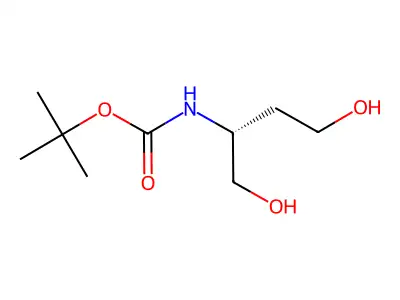 (S)-(-)-2-(Boc-amino)-1,4-butanediol structure