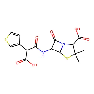 ticarcillin sodium structure