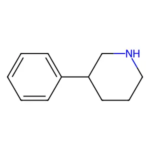3-Phenylpiperidine structure