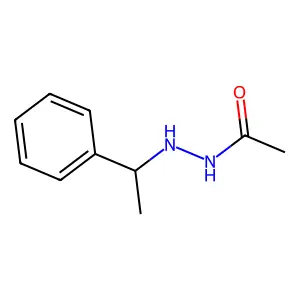 Acetic acid, 2-(alpha-methylbenzyl)hydrazide structure