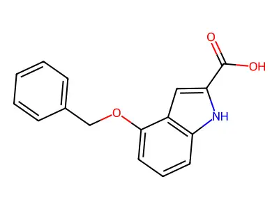 4-(benzyloxy)-1H-indole-2-carboxylic acid structure