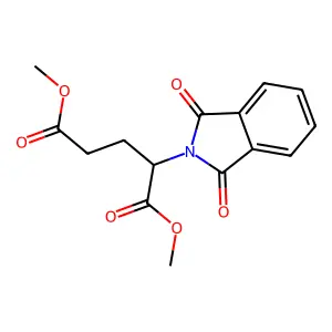 Dimethyl 2-(1,3-dioxo-1,3-dihydro-2h-isoindol-2-yl)pentanedioate structure