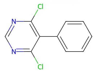 4,6-Dichloro-5-phenylpyrimidine structure
