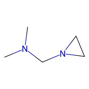 Aziridine, 1-((dimethylamino)methyl)- structure