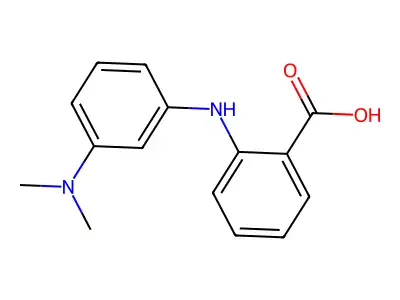 Anthranilic acid, N-(3-(dimethylamino)phenyl)- structure