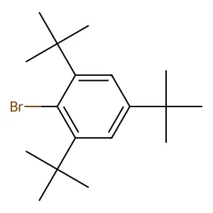 2,4,6-Tri-t-butyl-1-bromobenzene structure