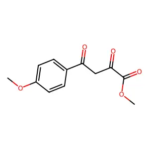 Methyl 4-(4-methoxyphenyl)-2,4-dioxobutanoate structure