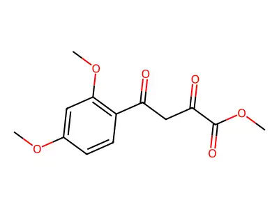 Methyl 4-(2,4-dimethoxyphenyl)-2,4-dioxobutanoate structure