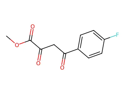 Methyl 4-(4-fluorophenyl)-2,4-dioxobutanoate structure