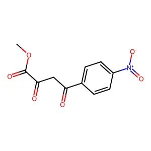 Methyl 4-(4-nitrophenyl)-2,4-dioxobutanoate structure
