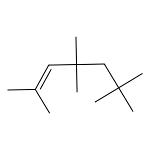 2,4,4,6,6-Pentamethyl-2-heptene structure