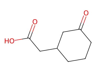 2-(3-Oxocyclohexyl)acetic acid structure