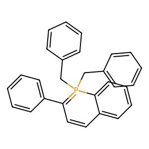 Phosphinoline,1,1-dihydro-2-phenyl-1,1-bis(phenylmethyl)- structure