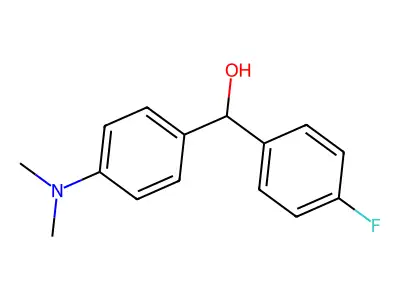 4-(Dimethylamino)-4'-fluorobenzhydrol structure