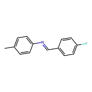 N-(4-Fluorobenzylidene)-para-toluidine structure