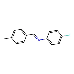 N-(4-Methylbenzylidene)-4-fluoroaniline structure