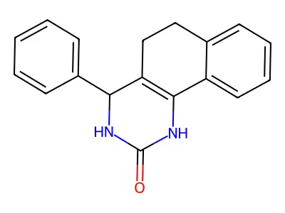 4-Phenyl-3,4,5,6-tetrahydro-1H-benzo[h]quinazolin-2-one structure