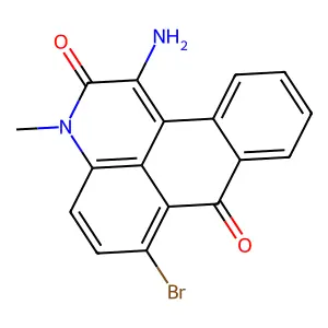 1-Amino-6-bromo-3-methyl-3H-naphtho[1,2,3-de]quinoline-2,7-dione structure