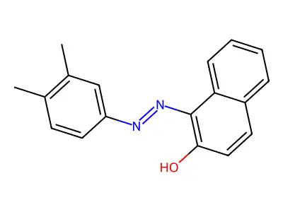 1-((3,4-Dimethylphenyl)diazenyl)-2-naphthol structure