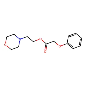 2-Morpholin-4-ylethyl 2-phenoxyacetate structure