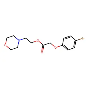 2-(Morpholin-4-yl)ethyl (4-bromophenoxy)acetate structure