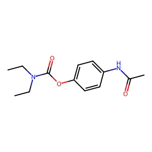 4-Acetamidophenyl diethylcarbamate structure