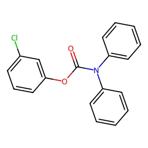 3-Chlorophenyl diphenylcarbamate structure