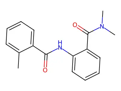 N-[2-(dimethylcarbamoyl)phenyl]-2-methylbenzamide structure