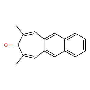 8H-Cyclohepta(b)naphthalen-8-one, 7,9-dimethyl- structure