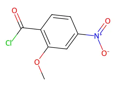 2-Methoxy-4-nitrobenzoyl chloride structure