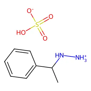 硫酸美巴那肼 structure