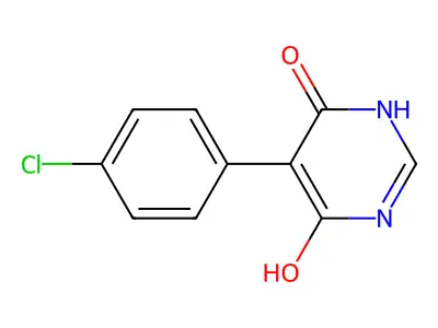 5-(4-Chlorophenyl)pyrimidine-4,6-diol structure