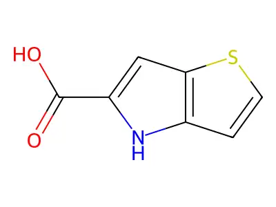 4H-thieno(3,2-b)pyrrole-5-carboxylic acid structure