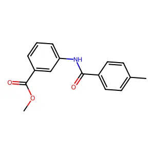 3-(4-Methyl-benzoylamino)-benzoic acid methyl ester structure