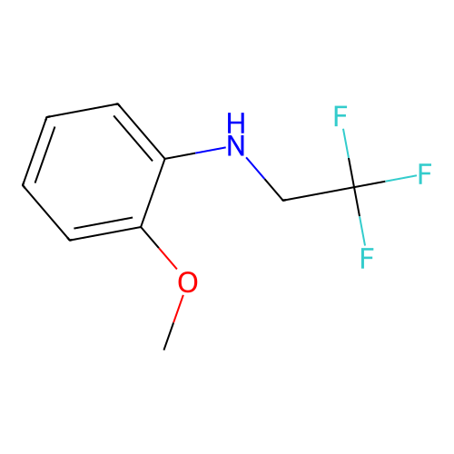2-methoxy-N-(2,2,2-trifluoroethyl)aniline structure