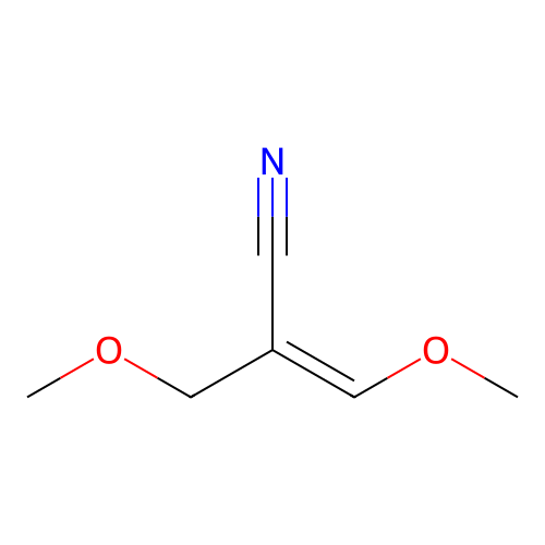 3-Methoxy-2-(methoxymethyl)acrylonitrile structure