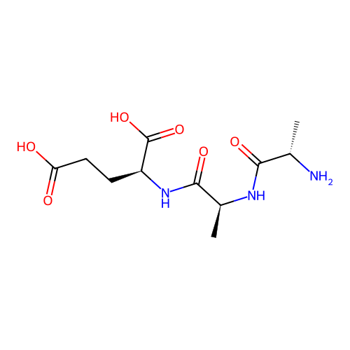 L-Glutamic acid, L-alanyl-L-alanyl- structure